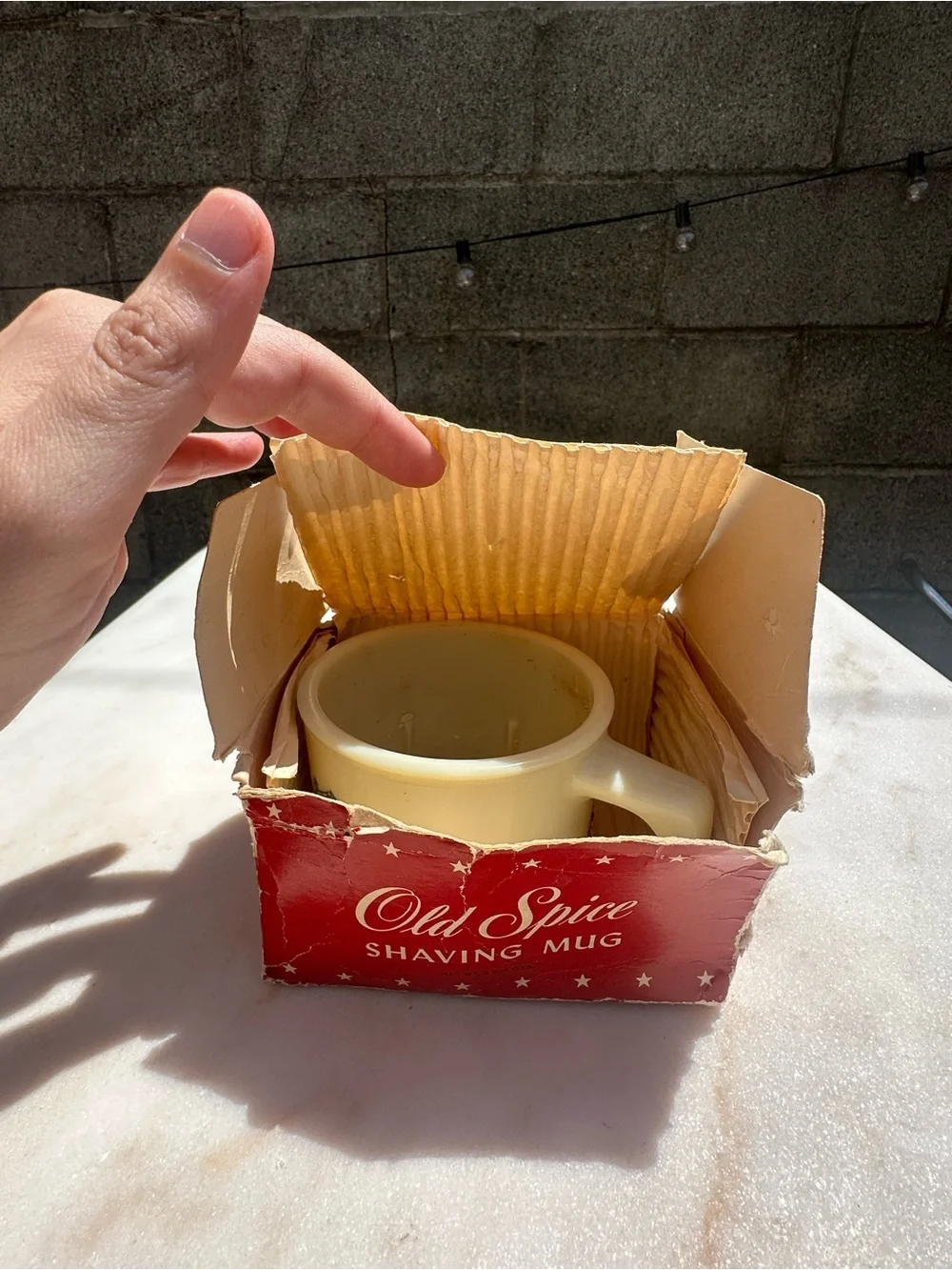 Old Spice Shaving Mug - Classic Men's Grooming in the box